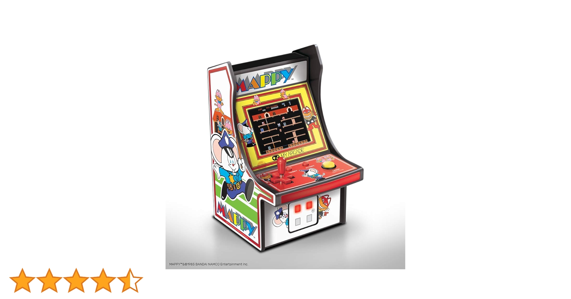 Amazon.co.jp: MyArcade 6.75インチ レトロ マッピー ミニゲーム